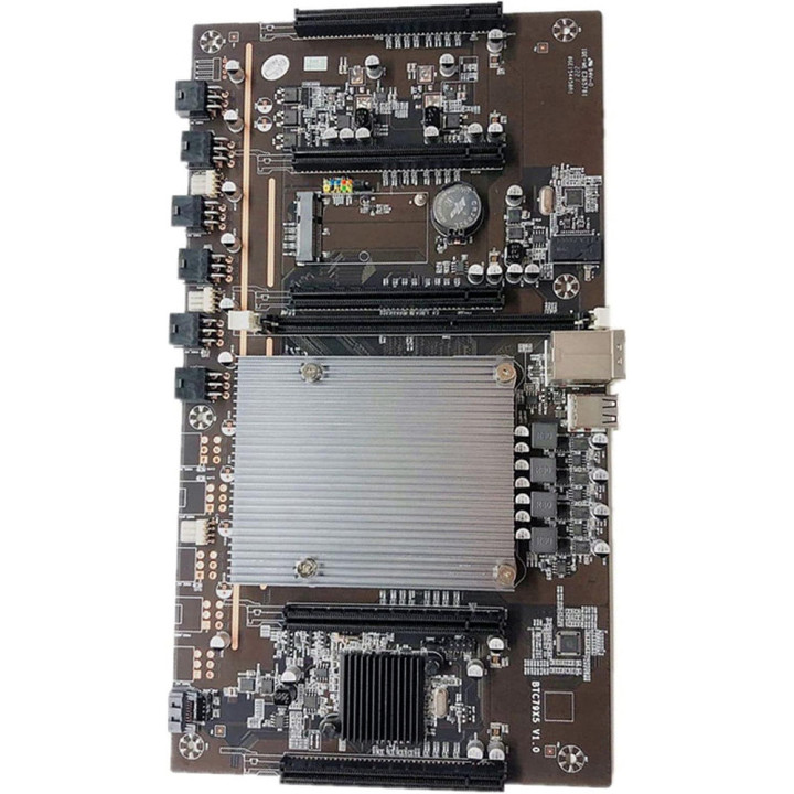 Scheda Madre BTC79X5 V1.0 per Mining x5 PCI-E + CPU Xeon E5-26 + Ram 4GB DDR3