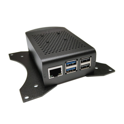 Case VESA Raspberry PI5 - Custodia e Ventola con Supporti VESA 100x100
