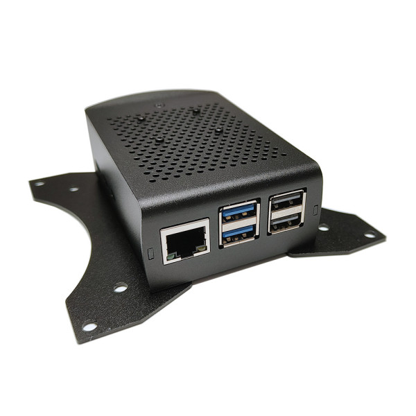 Case VESA Raspberry PI5 - Custodia e Ventola con Supporti VESA 100x100