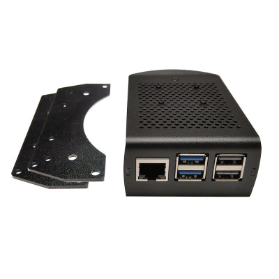 Case VESA Raspberry PI5 - Custodia e Ventola con Supporti VESA 100x100