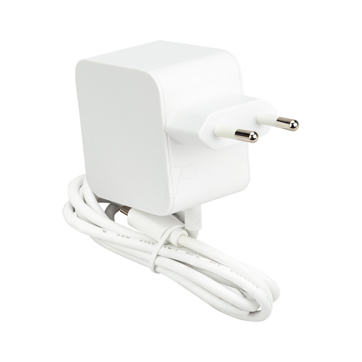 PowerSupply Raspberry PI5 Usb-C 5A 27W 5,1V Plug UE - cod. SC1157