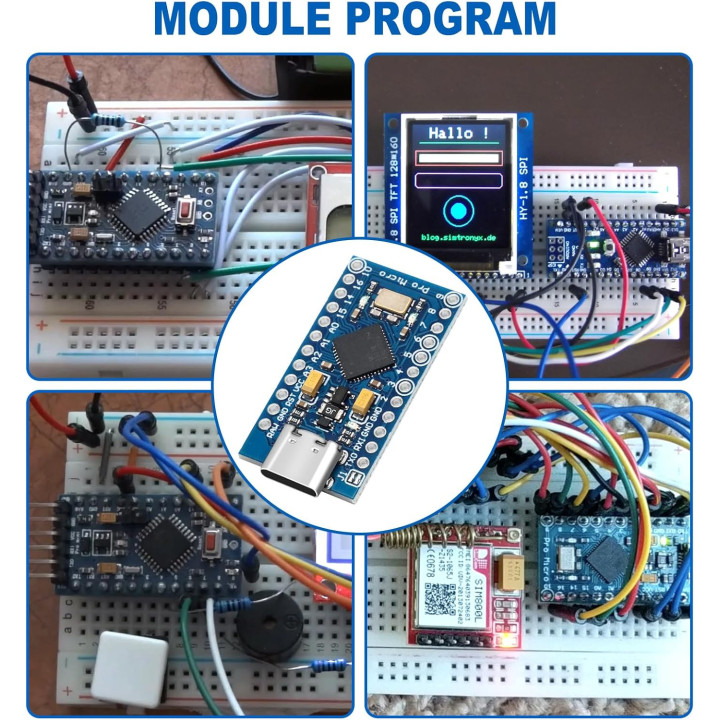 Board Arduino Pro Micro Chip 32U4 a 5V 16Mhz