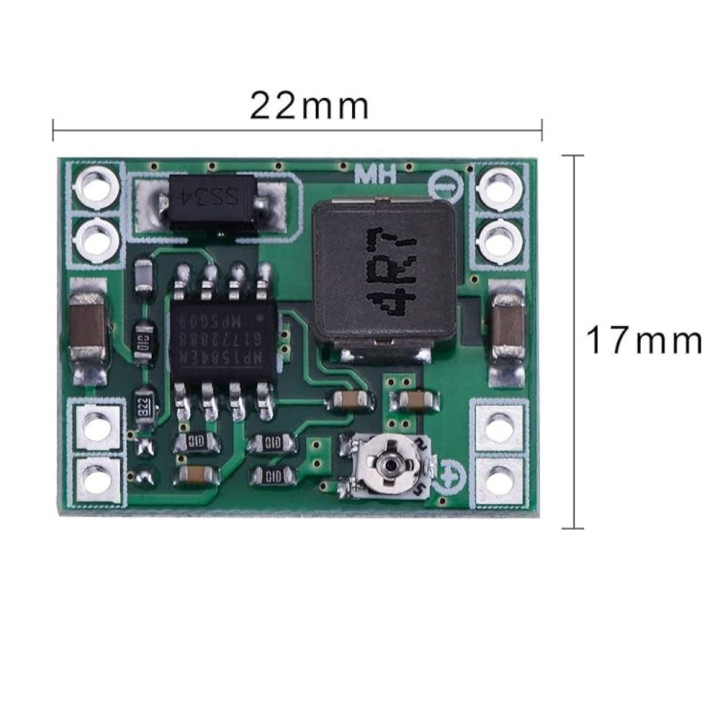 Modulo StepDown di Regolazione Voltaggio 24V to 1V