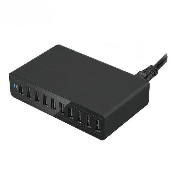 Caricatore USB 10 porte 60W  - Stazione di ricarica Dock multi USB