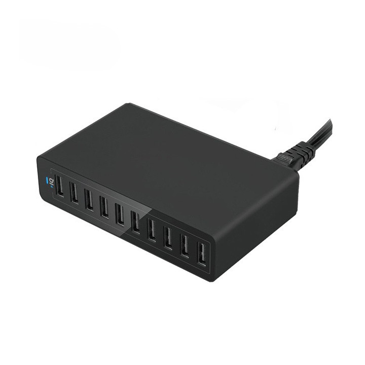 Caricatore USB 10 porte 60W  - Stazione di ricarica Dock multi USB