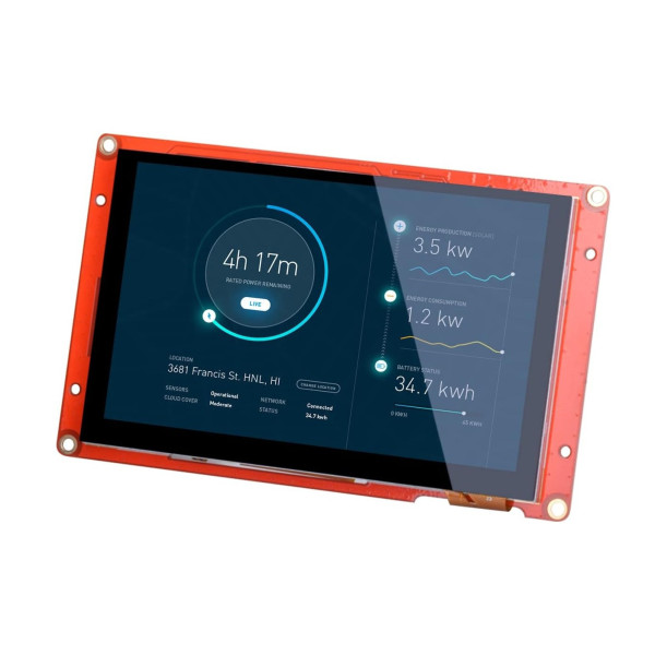 Nextion NX8048P050-011C 5p Touch Screen Display - Intelligent Series - Capacitive