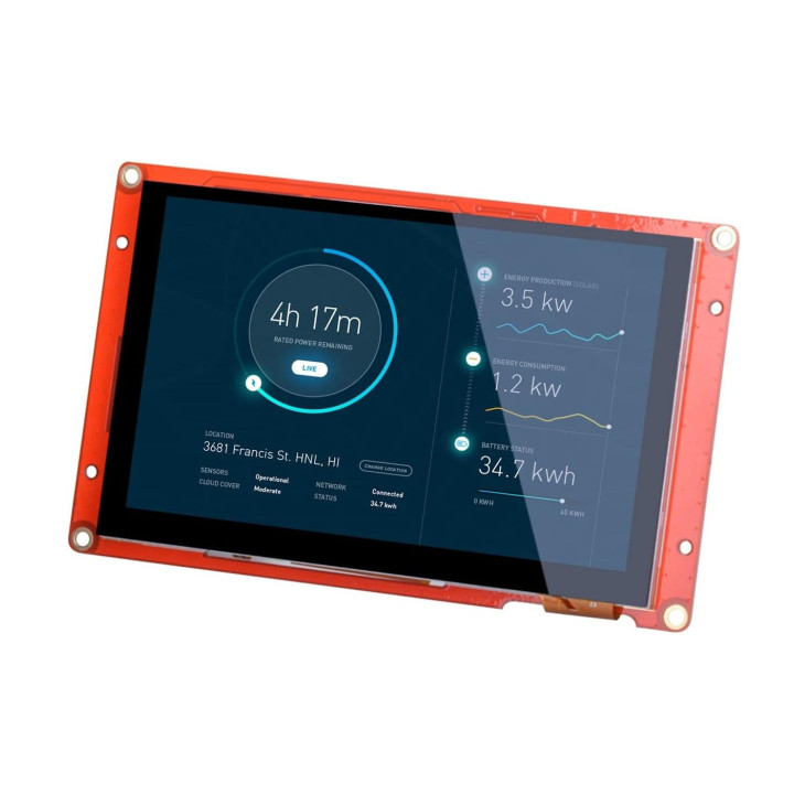 Nextion NX8048P050-011C Display Touch Screen 5p. - Serie Intelligent - Capacitivo