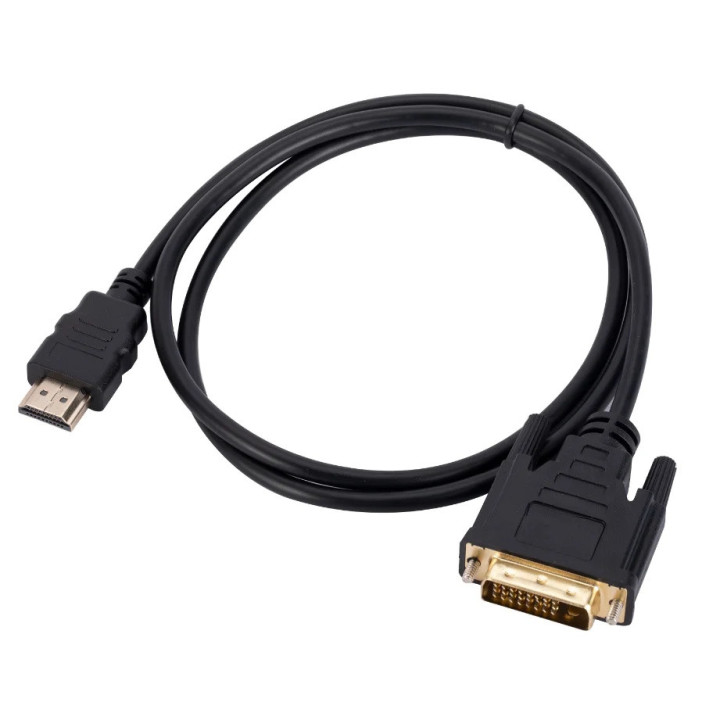 Cavo adattatore 4K HDMI a DVI 1080P convertitore Bi-direzione 24 + 1 per HDTV XBOX DVD TV Box