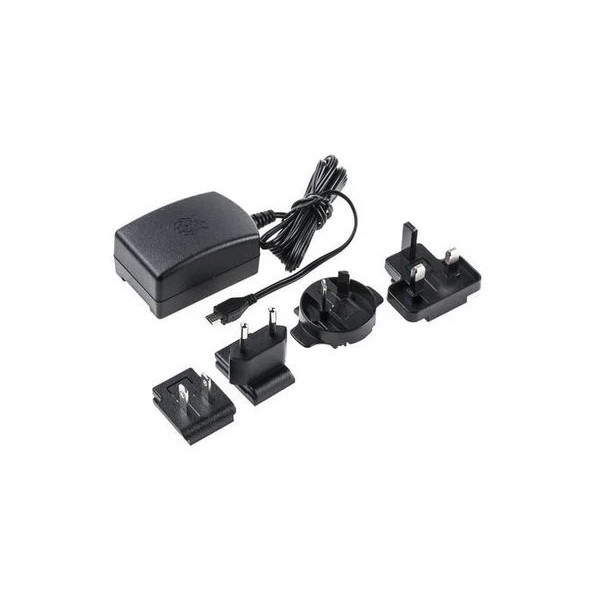 Original Raspberry Pi 3 Power Supply with USB-micro - code 151355