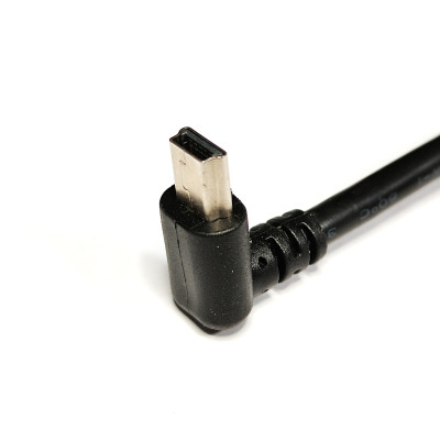 USB-A to USB-mini Angled Cable 90° Angle 50cm for Peripherals