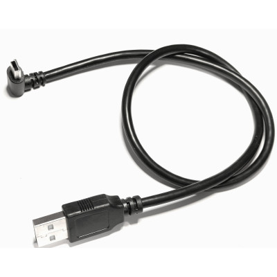 USB-A to USB-mini Angled Cable 90° Angle 50cm for Peripherals
