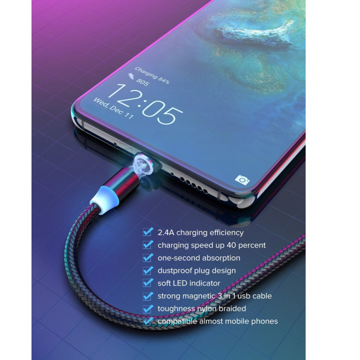 Cavo con Connettori Magnetici