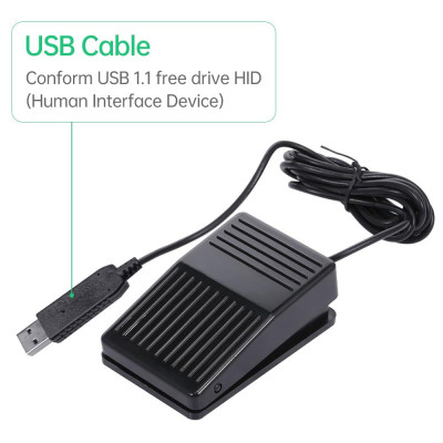 Pedale per Giochi Arcade con Cavo USB 2 metri