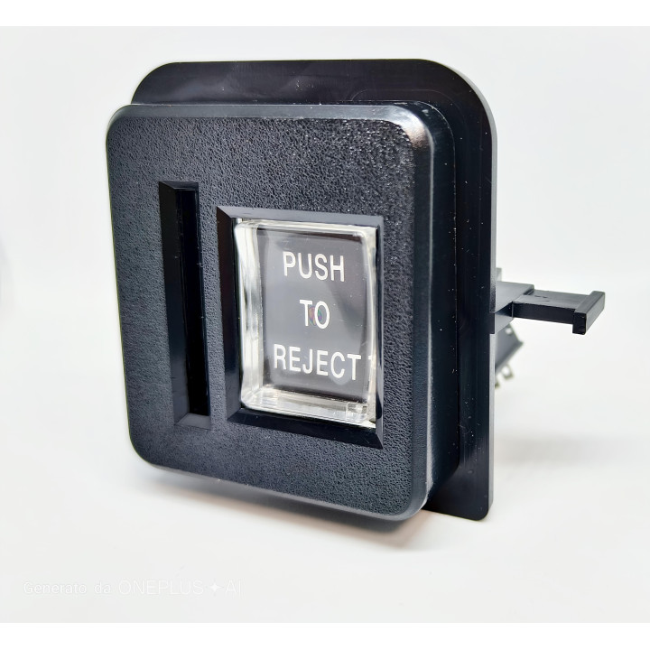 Front Coin Insertion with Button