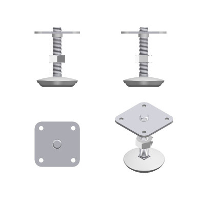 Leveling metal Foot 60mm
