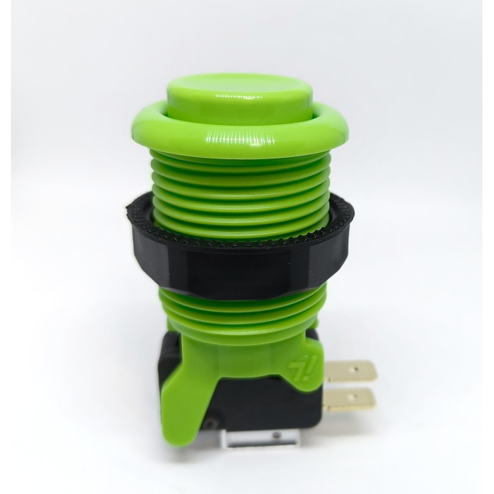 Arcade Button with Micron Concave Version for Cabinets and Gaming Systems