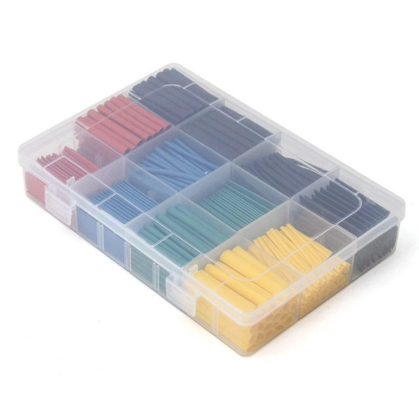 Termoguaina Assortimento da 530 pz di Guaina Termoretraibile restringente