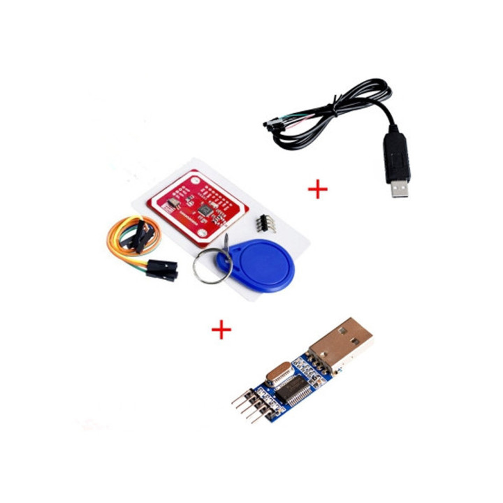 NFC Read/Write Module Kit - RFID V3 2 Tags 2 USB-Ttl for Arduino and Raspberry
