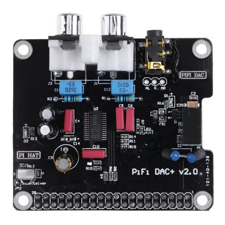 PCM5122 Modulo Hat HIFI DAC Audio Sound Card Interfaccia I2S per Raspberry Pi