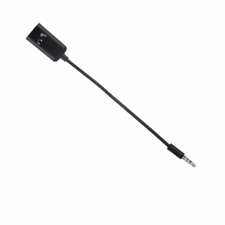 Splitter Audio Jack Aux 3.5mm Switcher separa Microfono da Cuffie