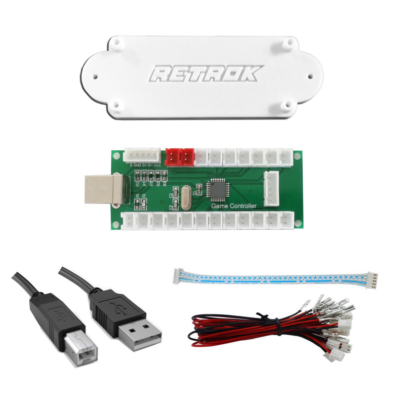 20 Cavi Per Pulsanti Arcade Con Terminali 6,3 Mm - Per Encoder USB Zero Delay E LED, Lunghezza 22 Cm
