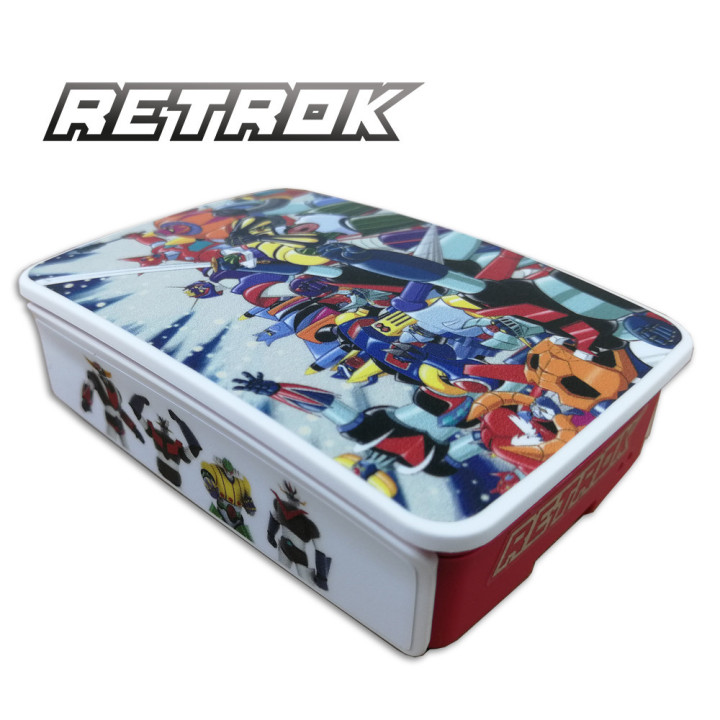 RetroK Case Stickers Heatsinks for Raspberry PI3 or PI4 - Mecha