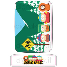 South Park - RetroK Stickers Fan Art | Digitalkey.it