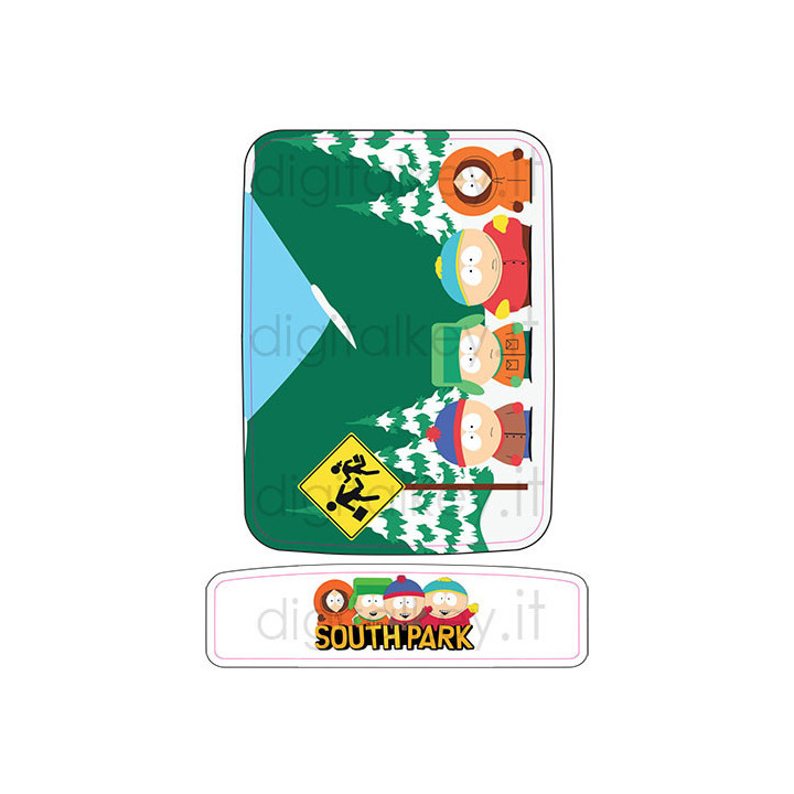RetroK Case Stickers Heatsinks for Raspberry PI3 or PI4 - South Park