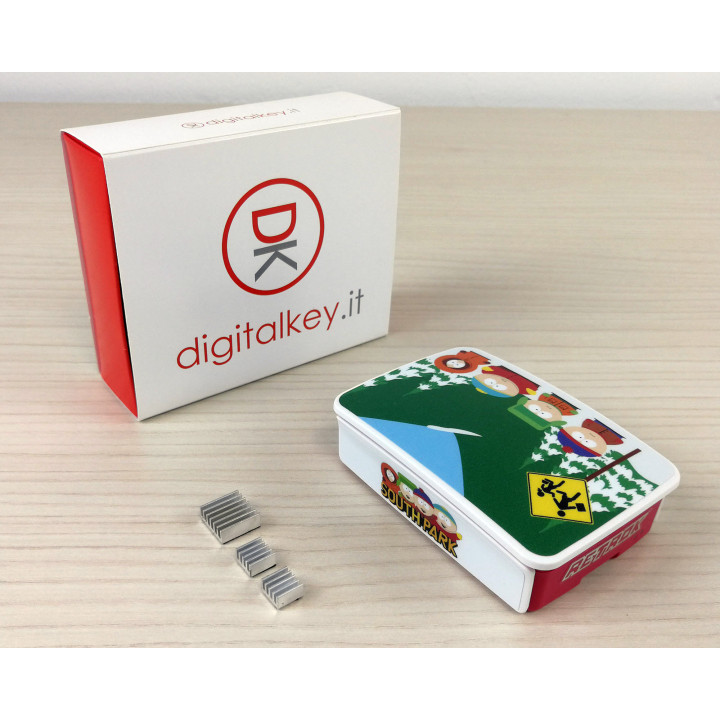 RetroK Case Stickers Heatsinks for Raspberry PI3 or PI4 - South Park