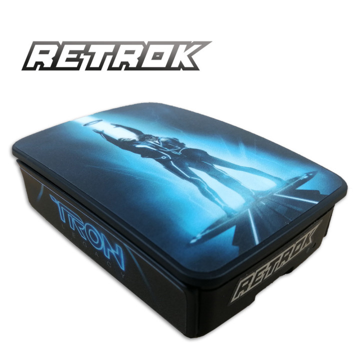 RetroK Case Stickers Heatsinks for Raspberry PI3 or PI4 - Tron