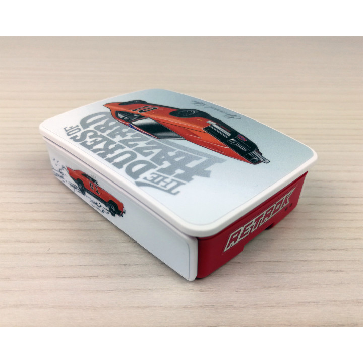 RetroK Case Stickers Heatsinks for Raspberry PI3 or PI4 - General Lee