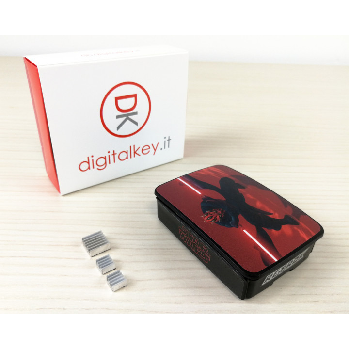 RetroK Case Stickers Heatsinks for Raspberry PI3 or PI4 - Star Wars Darth Maul