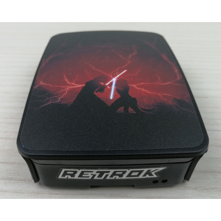 RetroK Case Stickers Heatsinks for Raspberry PI3 or PI4 - Star Wars Fight