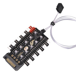 Fan Hub PWM Controllo velocità - connette 10 Ventole