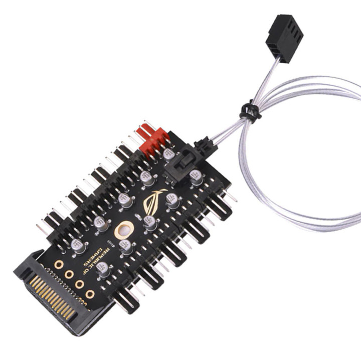 Fan Hub PWM Controllo velocità - connette 10 Ventole