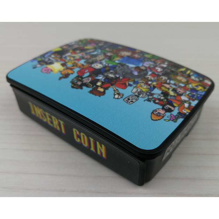 RetroK Case Stickers Heatsinks for Raspberry PI3 or PI4 - Various Characters