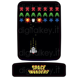Space Invaders - RetroK Stickers Fan Art | Digitalkey.it