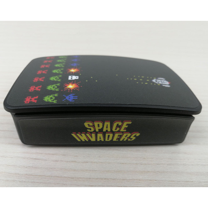 RetroK Case Stickers Heatsinks for Raspberry PI3 or PI4 - Space Invaders