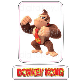 Donkey Kong - RetroK Stickers Fan Art | Digitalkey.it