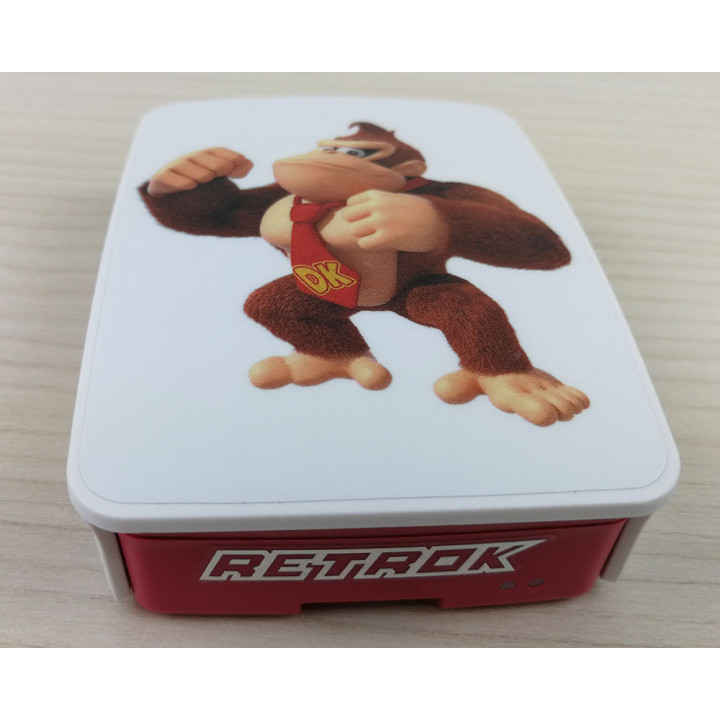 RetroK Case Stickers Heatsinks for Raspberry PI3 or PI4 - Donkey Kong
