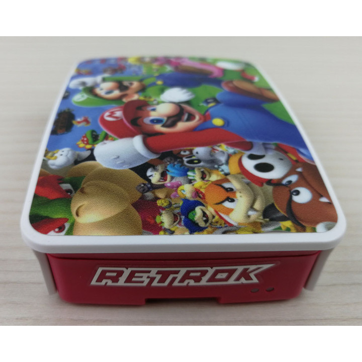 RetroK Case Stickers Heatsinks for Raspberry PI3 or PI4 - Super Mario Bros