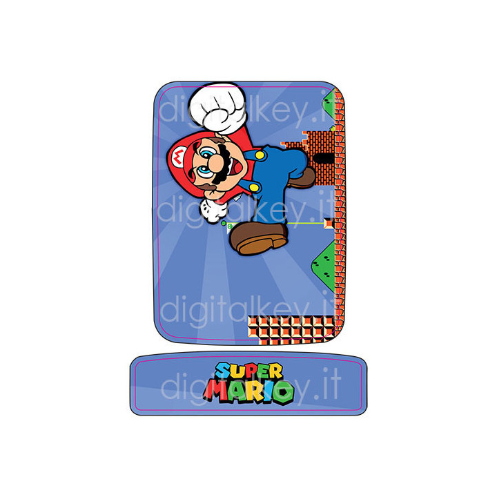 RetroK Case Stickers Heatsinks for Raspberry PI3 or PI4 - Mario Bros