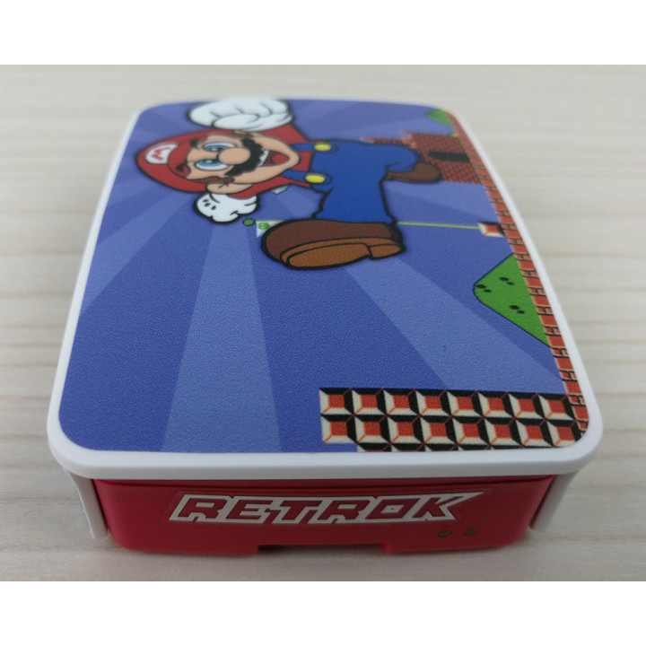 RetroK Case Stickers Heatsinks for Raspberry PI3 or PI4 - Mario Bros
