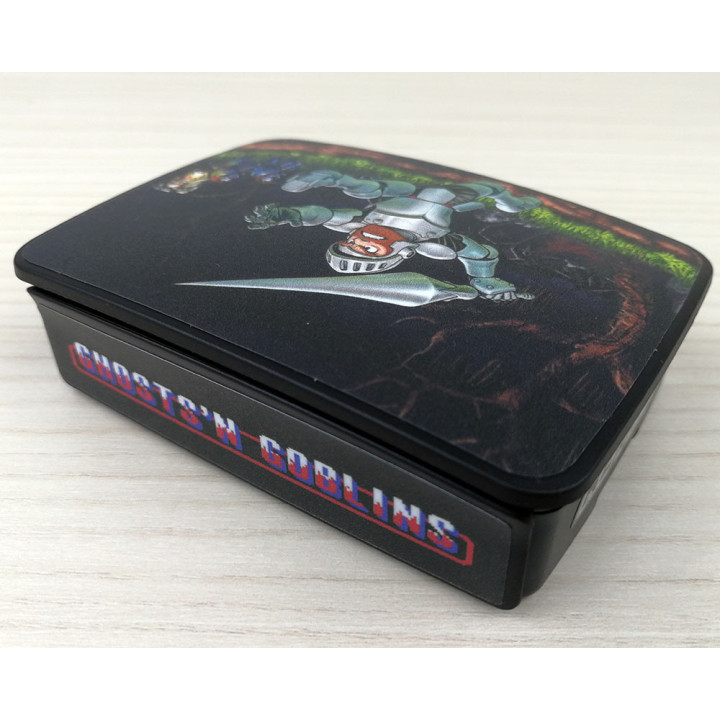 RetroK Case Stickers Heatsinks for Raspberry PI3 or PI4 - Ghosts ‘n Goblins