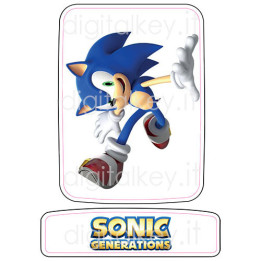 Sonic - RetroK Stickers Fan Art | Digitalkey.it