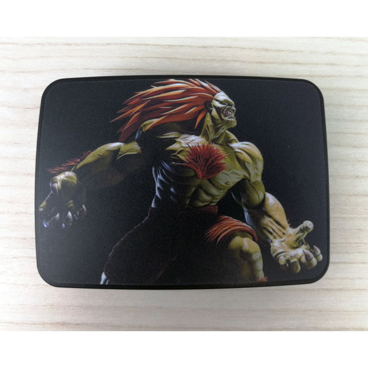 RetroK Case Stickers Heatsinks for Raspberry PI3 or PI4 - Street Fighter Blanka
