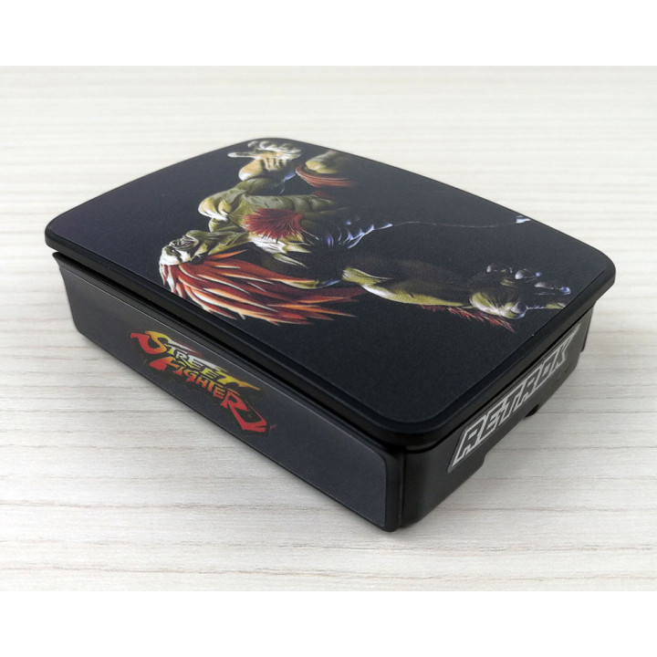 RetroK Case Stickers Heatsinks for Raspberry PI3 or PI4 - Street Fighter Blanka