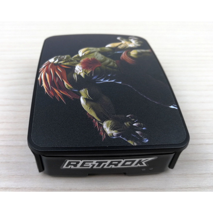 RetroK Case Stickers Heatsinks for Raspberry PI3 or PI4 - Street Fighter Blanka