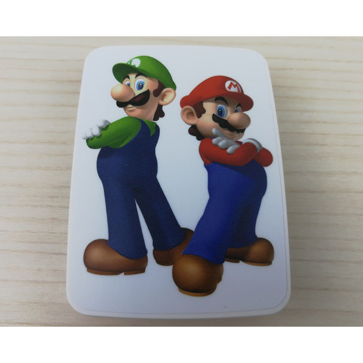 RetroK Case Stickers Heatsinks for Raspberry PI3 or PI4 - Mario and Luigi