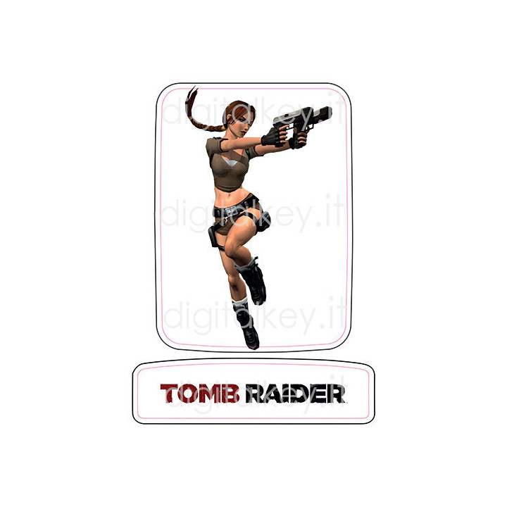 RetroK Case Stickers Heatsinks for Raspberry PI3 or PI4 - Tomb Raider